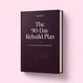 The 90-Day Rebuild Plan ebook cover, ADIRA guide to crepey skin after 50