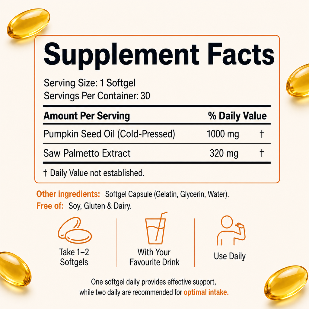 ADIRA Pumpkin Seed Oil softgels – product view 6