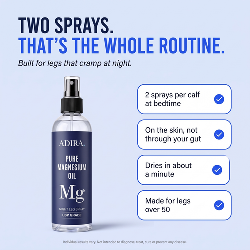 Two sprays per calf at bedtime