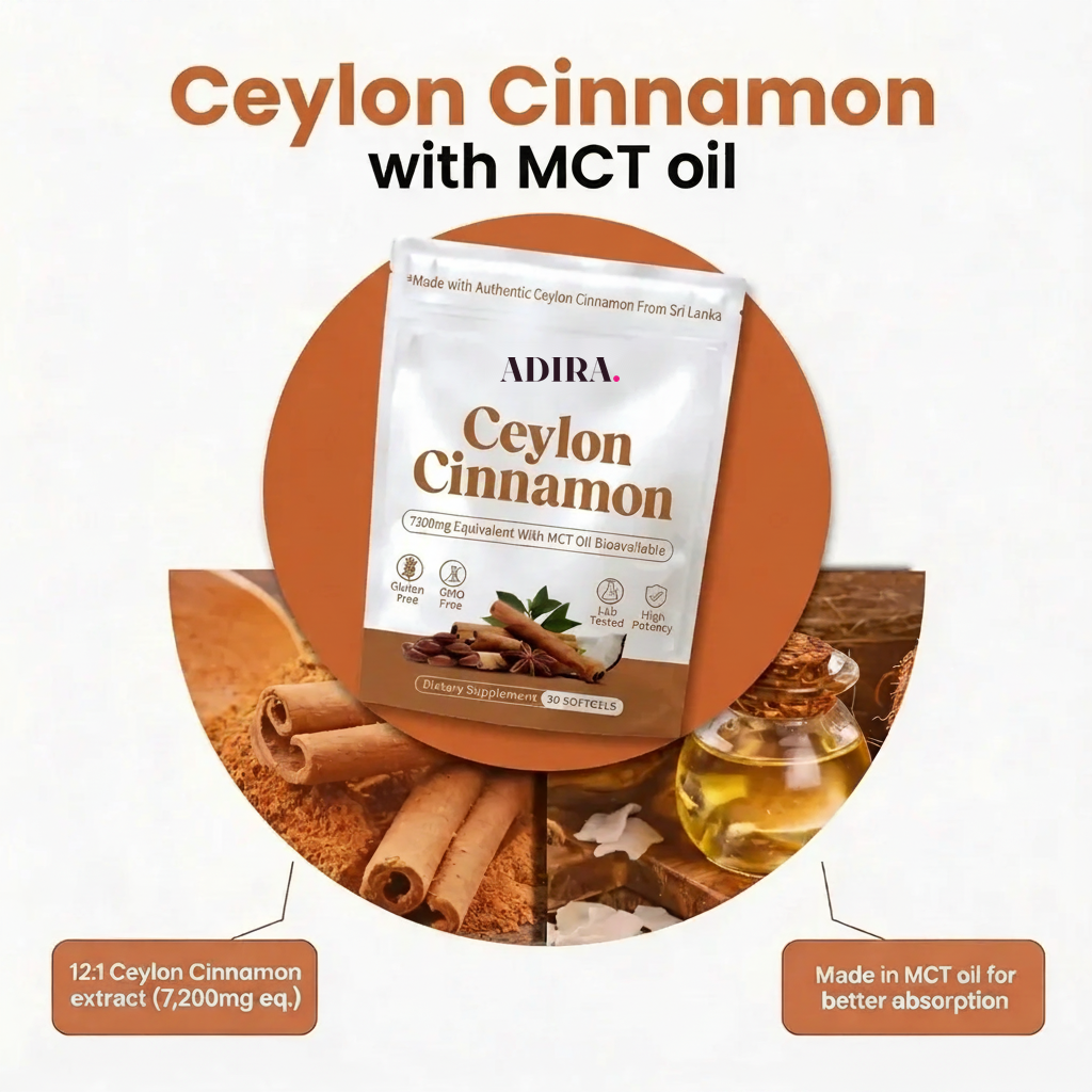 ADIRA Ceylon Cinnamon with MCT oil